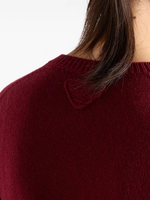 Prada button-down cashmere cardigan - Red