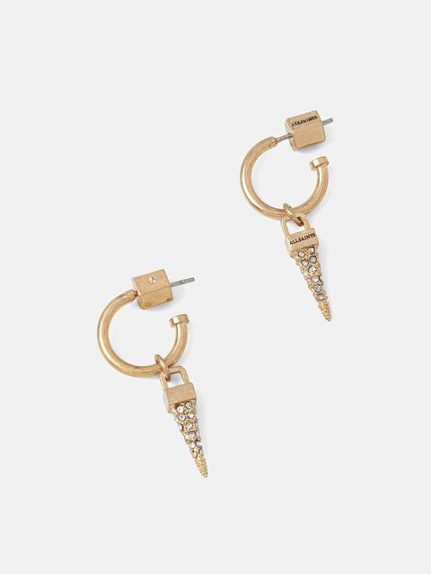 AllSaints kolczyki damskie metalowe - zdjęcie produktu nr 2