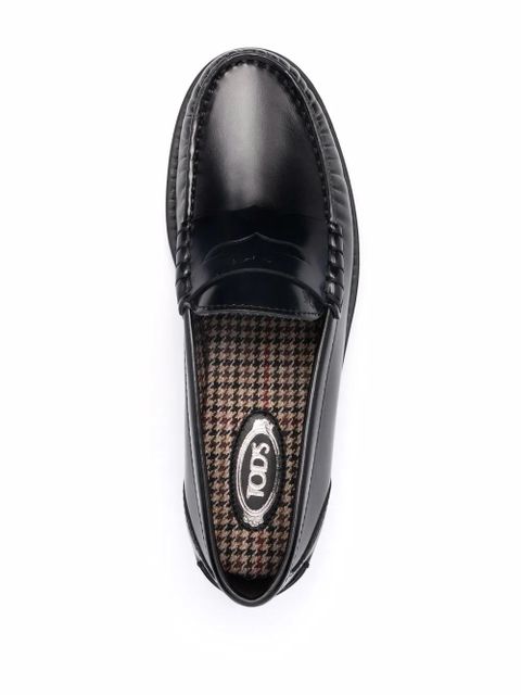 Tod's slip-on leather loafers - Black