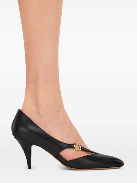 Ferragamo 70mm Gancini pumps - Black