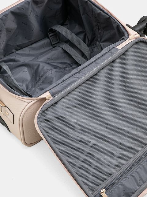 Guess walizka NOROM 53x36x16,7 cm kolor beżowy TWSN90 91983