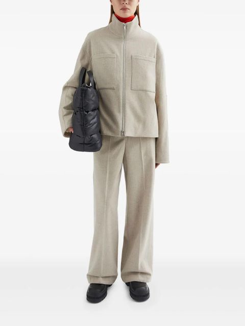 JIL SANDER+ wool felted jacket - Neutrals