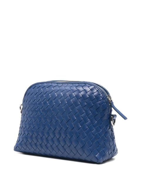 DRAGON DIFFUSION Fellini woven clutch bag - Blue