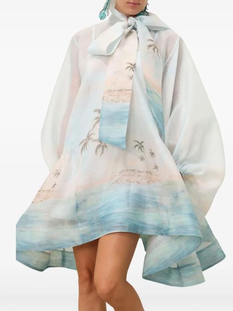 ZIMMERMANN Illuminate minidress - Blue