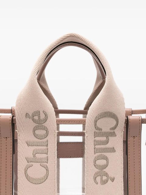 Chloé small Woody tote bag - Pink