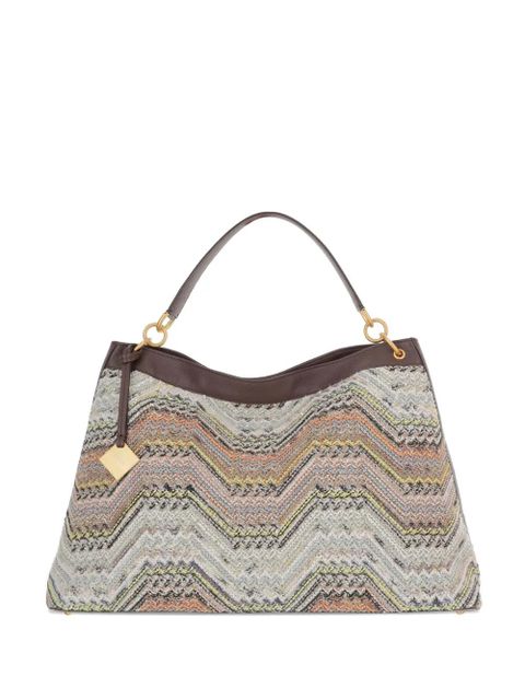 Missoni chevron shoulder bag - Neutrals - zdjęcie produktu nr 1