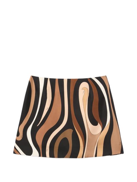 PUCCI Marmo-print mini skirt - Black - zdjęcie produktu nr 2