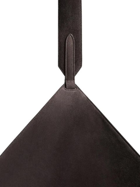 KHAITE suede shoulder bag - Brown