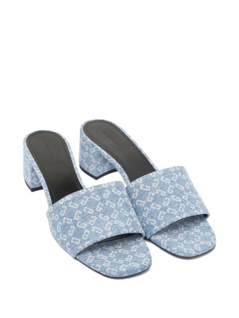 Givenchy 55mm 4G denim sandals - Blue - zdjęcie produktu nr 2