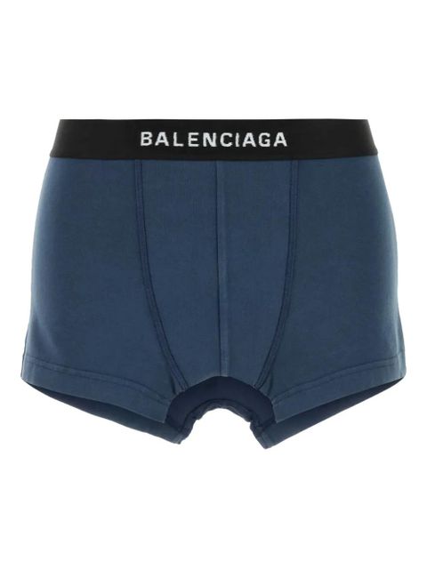 Balenciaga logo-band boxers - Blue - zdjęcie produktu nr 1