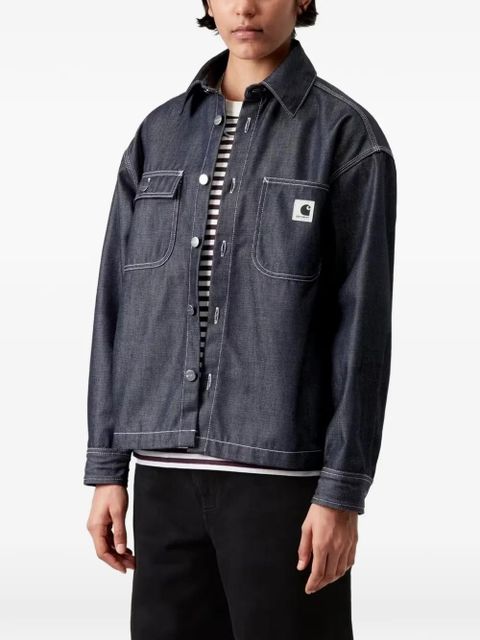 Carhartt WIP contrast-stitch denim jacket - Blue - zdjęcie produktu nr 2