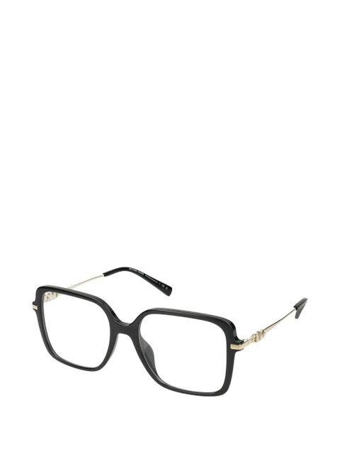 Michael Kors logo-plaque square-frame glasses - Black - zdjęcie produktu nr 2