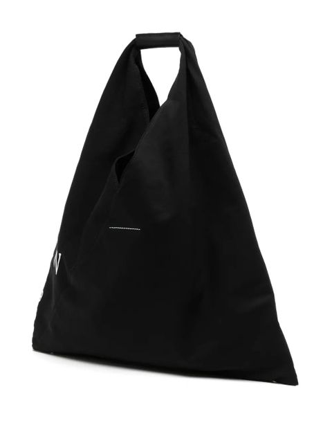 MM6 Maison Margiela logo-print shoulder bag - Black