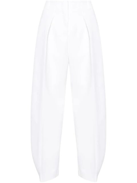 Jacquemus Ovalo pleated palazzo pants - White - zdjęcie produktu nr 1
