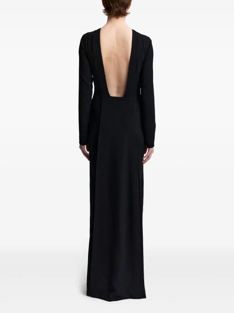 16Arlington Christabel crepe gown - Black
