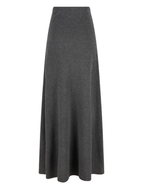 Balenciaga pleated A-line skirt - Grey
