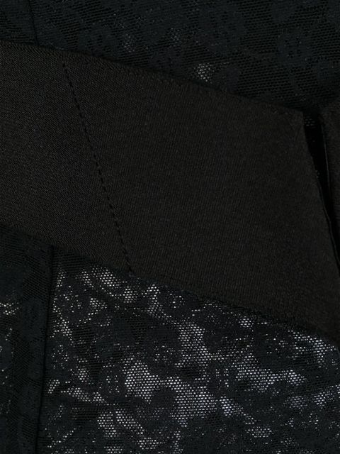 Dolce & Gabbana lace-panelled corset - Black