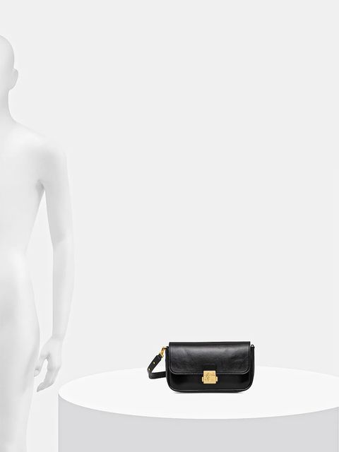 Coccinelle torebka skórzana kolor czarny E5 U4M 52 01 01