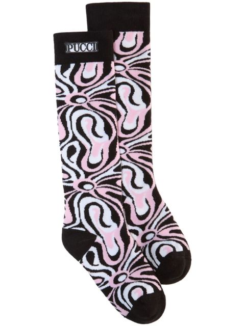 PUCCI Marmo-jacquard socks - Pink - zdjęcie produktu nr 1