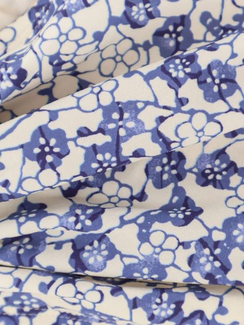 ISABEL MARANT floral knot bikini top - Blue