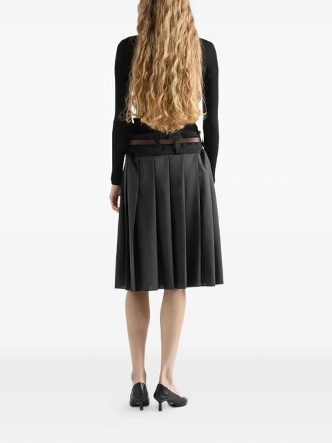 Prada long-sleeve crew-neck sweater - Black