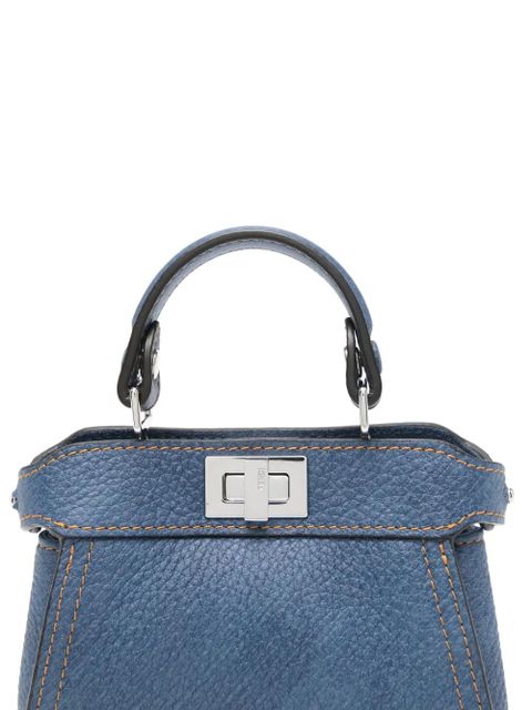 FENDI mini Peekaboo tote bag - Blue