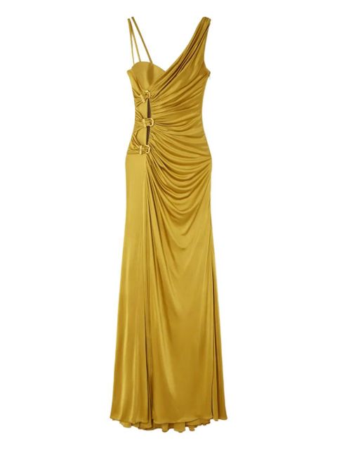 Versace ruched evening gown - Yellow - zdjęcie produktu nr 1