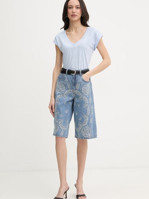 Morgan t-shirt damski z wiskozą - zdjęcie produktu nr 1