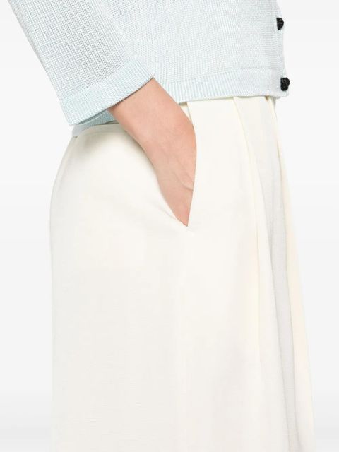 Jil Sander pleat-detailed trousers - White