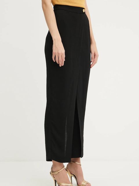 Marciano by Guess spodnie ARIANA damskie kolor czarny proste high waist 5YGB06 7341A