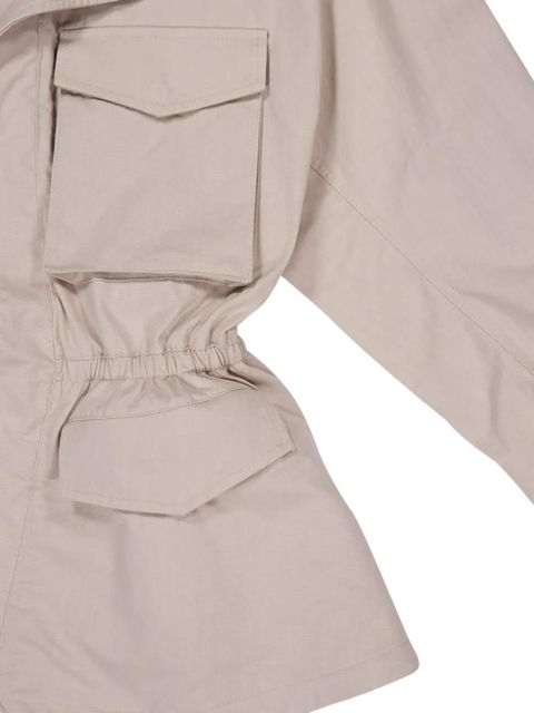 Balenciaga Hourglass pocket parka - Neutrals