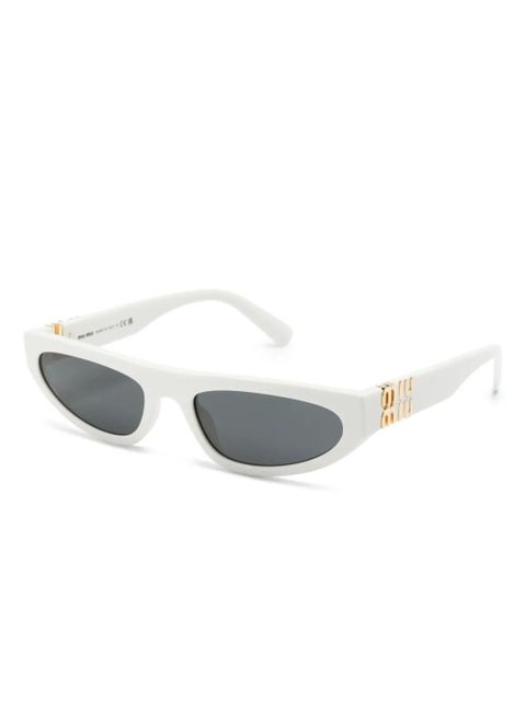 Miu Miu Eyewear Miu Glimpse cat-eye sunglasses - White - zdjęcie produktu nr 2