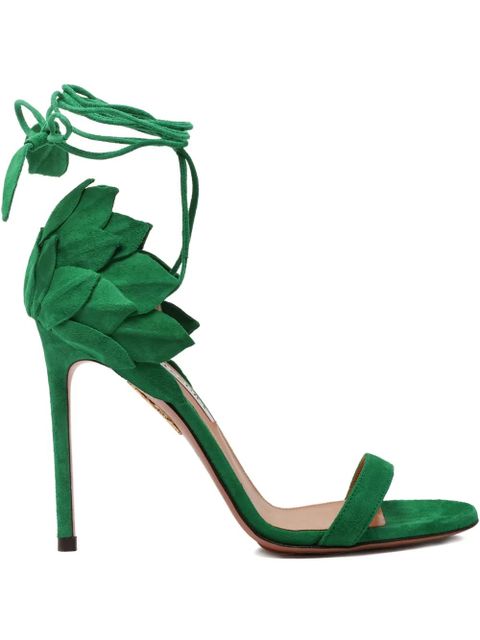 Aquazzura 105mm Hibiscus sandals - Green - zdjęcie produktu nr 1