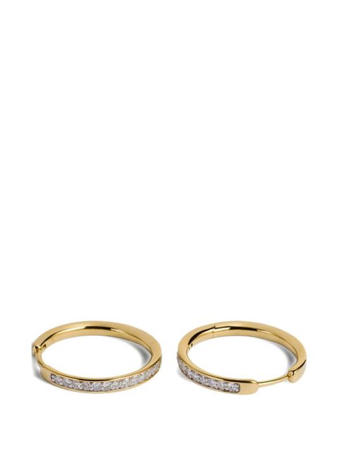 Monica Vinader Essential diamond earrings - Gold - zdjęcie produktu nr 1