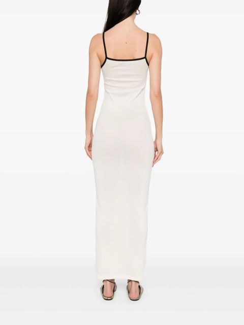Aya Muse jersey midi dress - White
