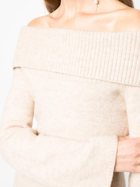 Cult Gaia Sophie knitted mini dress - Neutrals