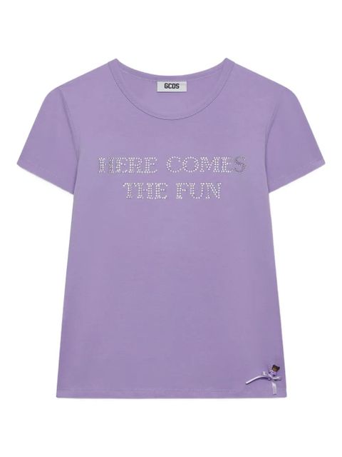 GCDS Polly Pocket Bling T-shirt - Purple - zdjęcie produktu nr 1