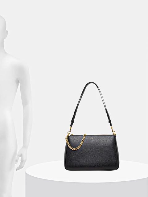 Tory Burch torebka skórzana Perry kolor czarny 175544-001