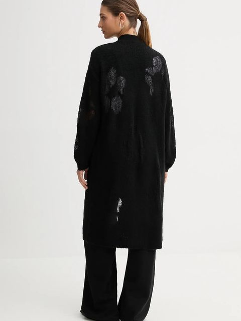 United Colors of Benetton sweter z dodatkiem wełny damski kolor czarny 18L4EN00J