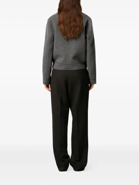 AMI Paris buttoned wool boxy jacket - Grey