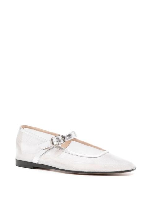 Le Monde Beryl mesh Mary Jane shoes - Silver