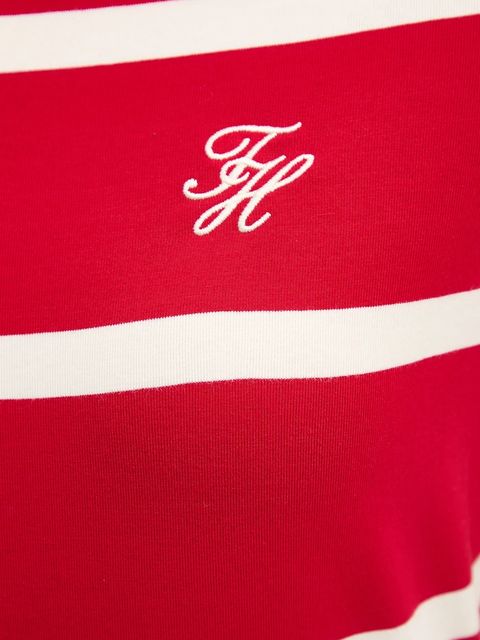 Tommy Hilfiger t-shirt damski kolor czerwony WW0WW47809