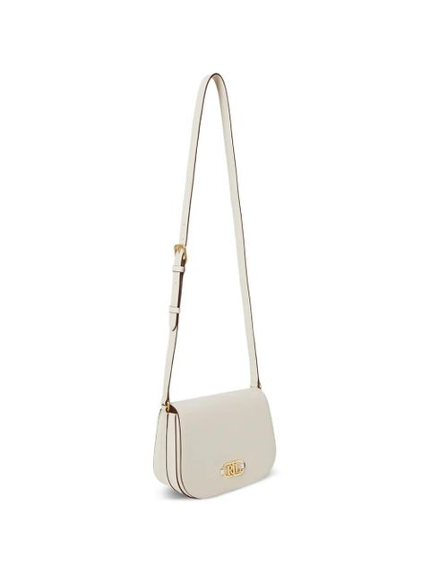 Lauren Ralph Lauren logo-plaque crossbody bag - White