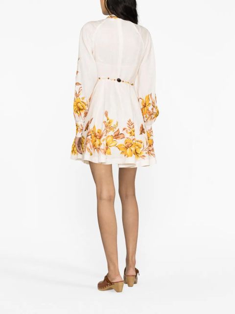 ZIMMERMANN Vacay floral minidress - Pink