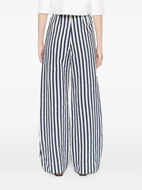 Maje Palais striped trousers - Blue