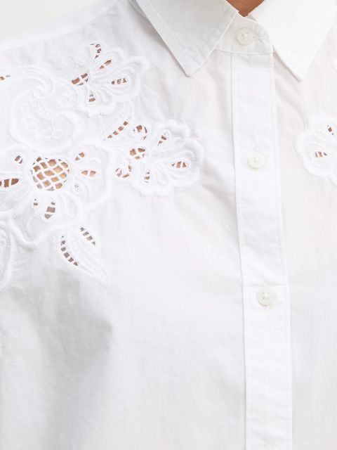 Levi's koszula bawełniana damska kolor biały relaxed z kołnierzykiem klasycznym 003P0