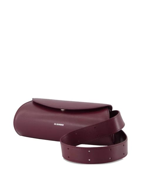 Jil Sander mini Cannolo flap magnetic-clasp shoulder bag - Red - zdjęcie produktu nr 2