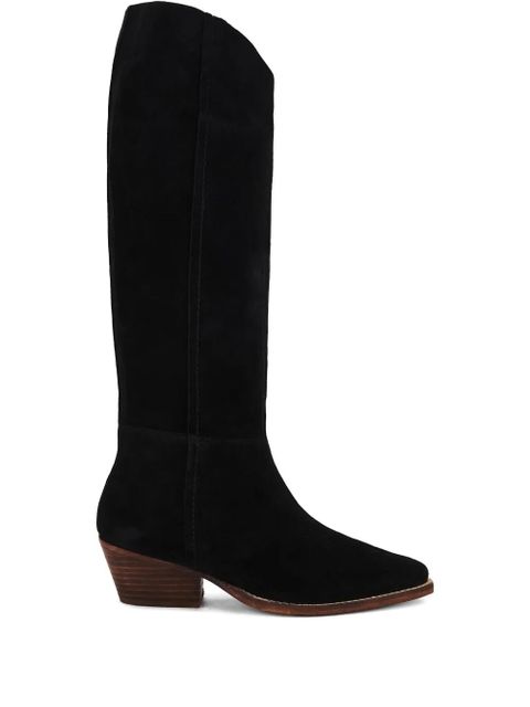 Free People 50mm Sway suede boots - Black - zdjęcie produktu nr 1