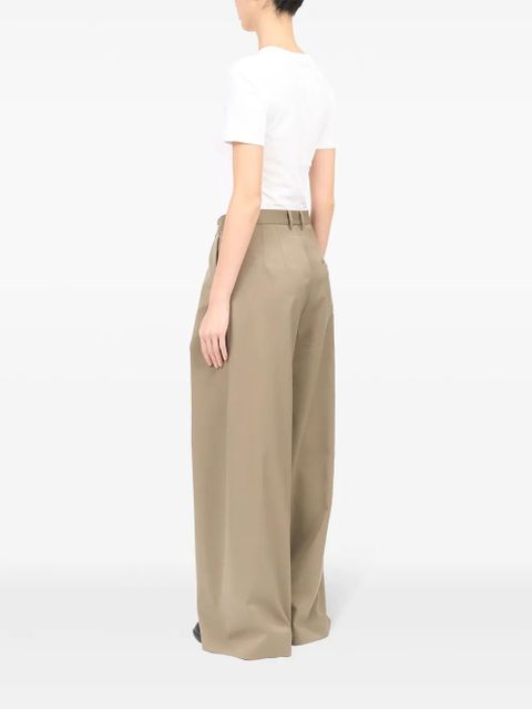 MM6 Maison Margiela tailored wide-leg trousers - Neutrals