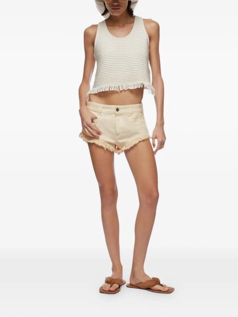 The Attico fringed top - Neutrals - zdjęcie produktu nr 2